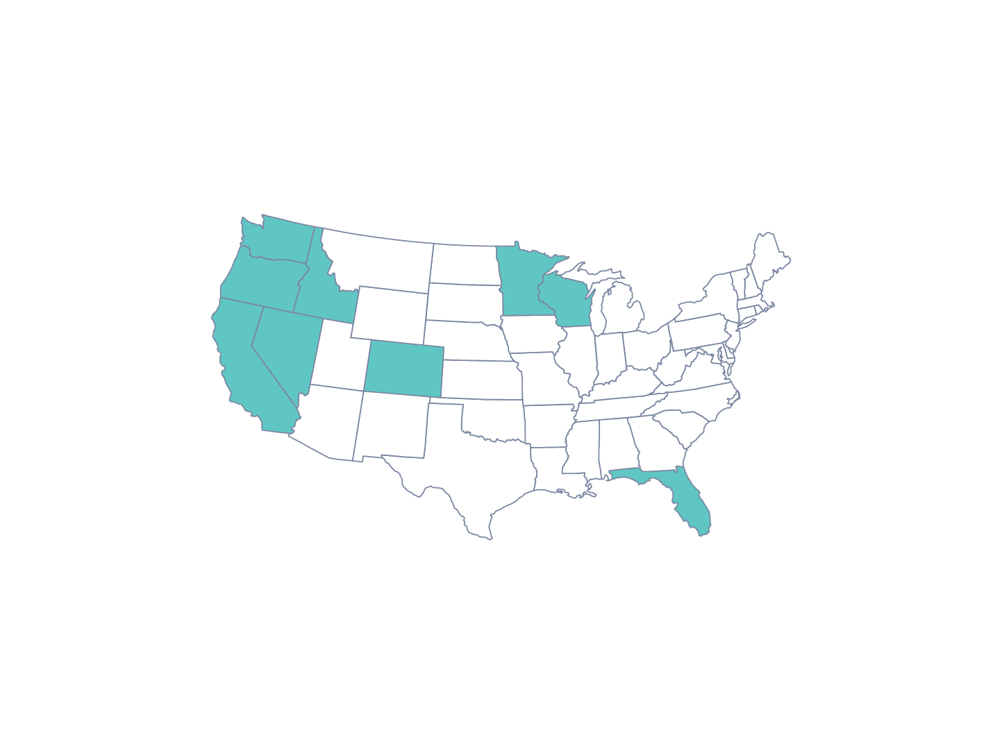 tulip locations service area map