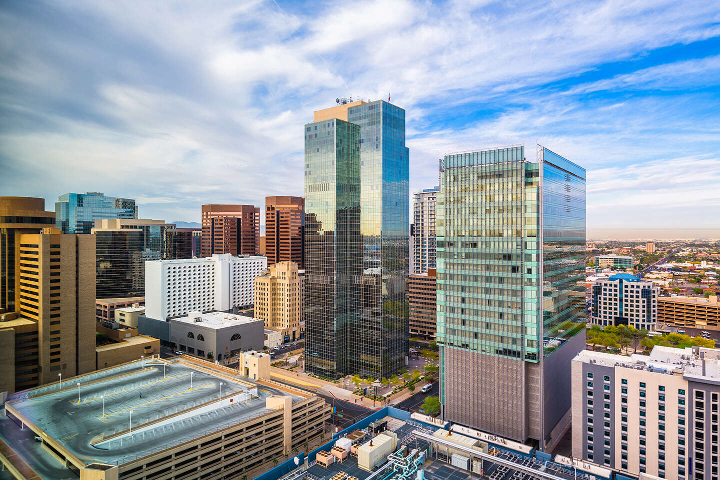 Phoenix arizona skyline
