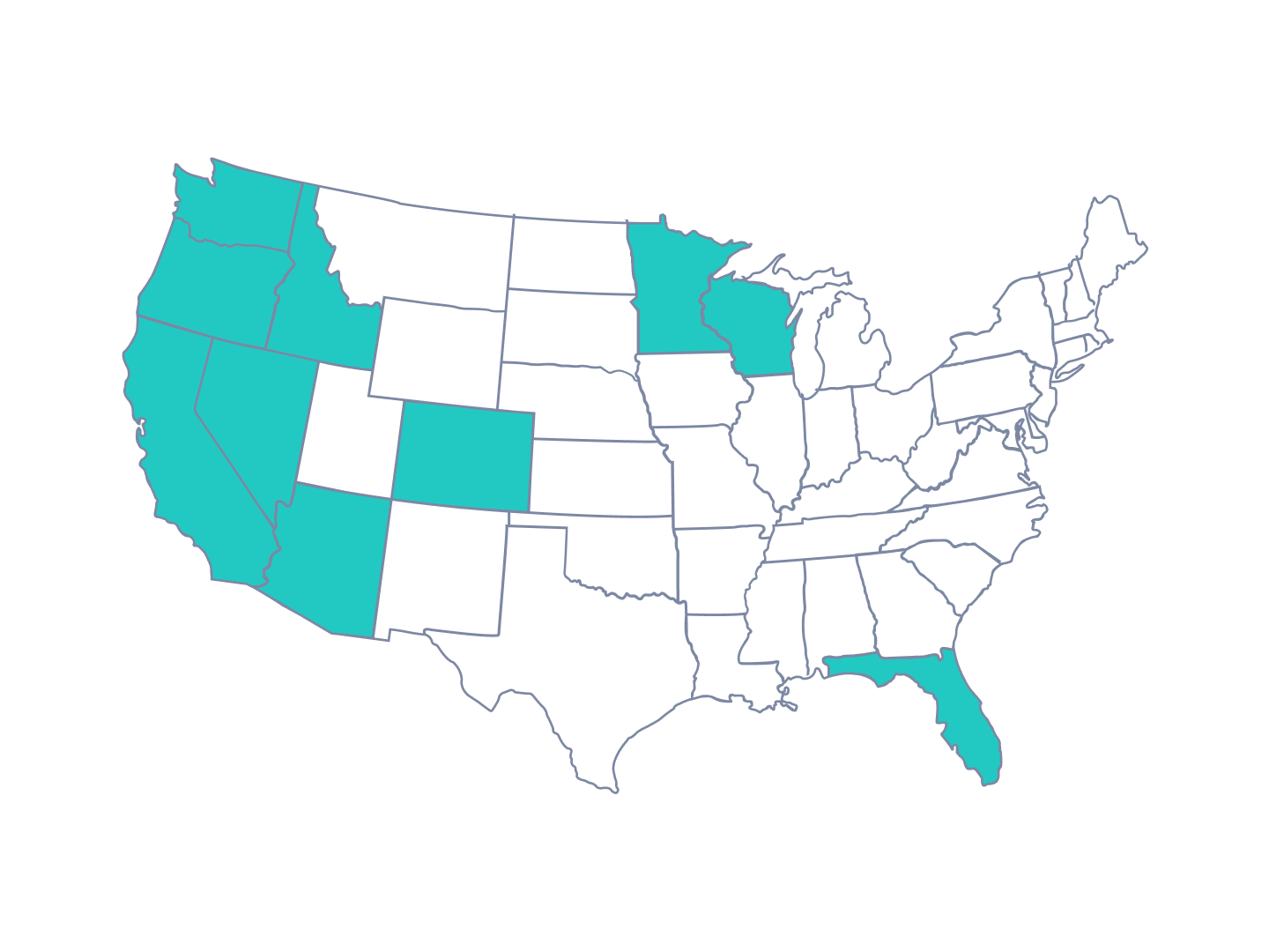 tulip location service area map