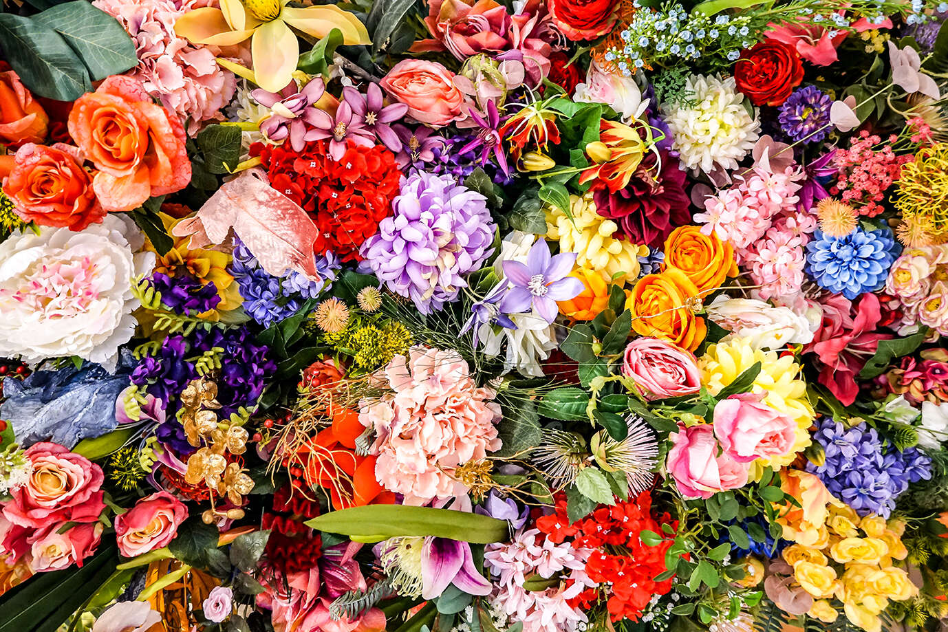 spring memorial flowers