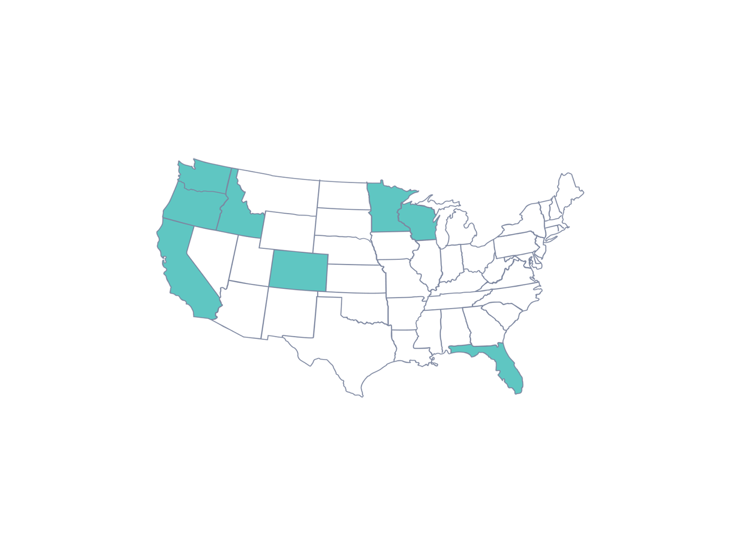 Our Locations map.