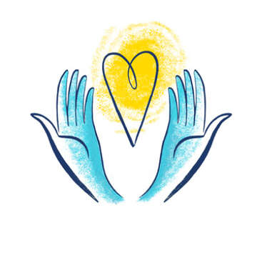 tulip peace of mind caring hands tile icon