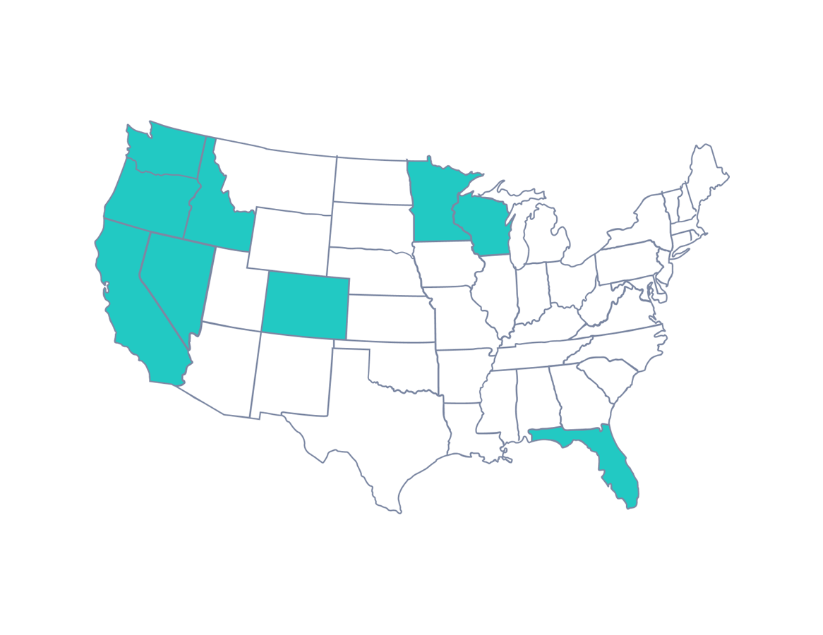 Our Locations map.