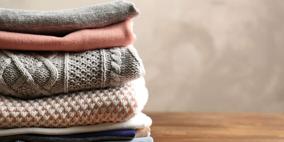 stack of clothes