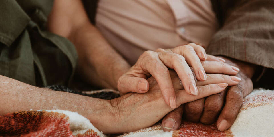 holding hands