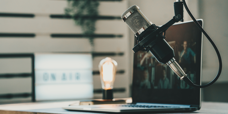 microphone and computer