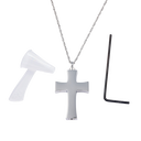 Carbon Fiber Cross Necklace  large image number 4
