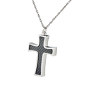 Carbon Fiber Cross Necklace  large image number 2