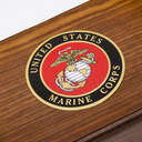 Veteran's Rest Rosewood Cremation Urn - Marine Corps image number 2