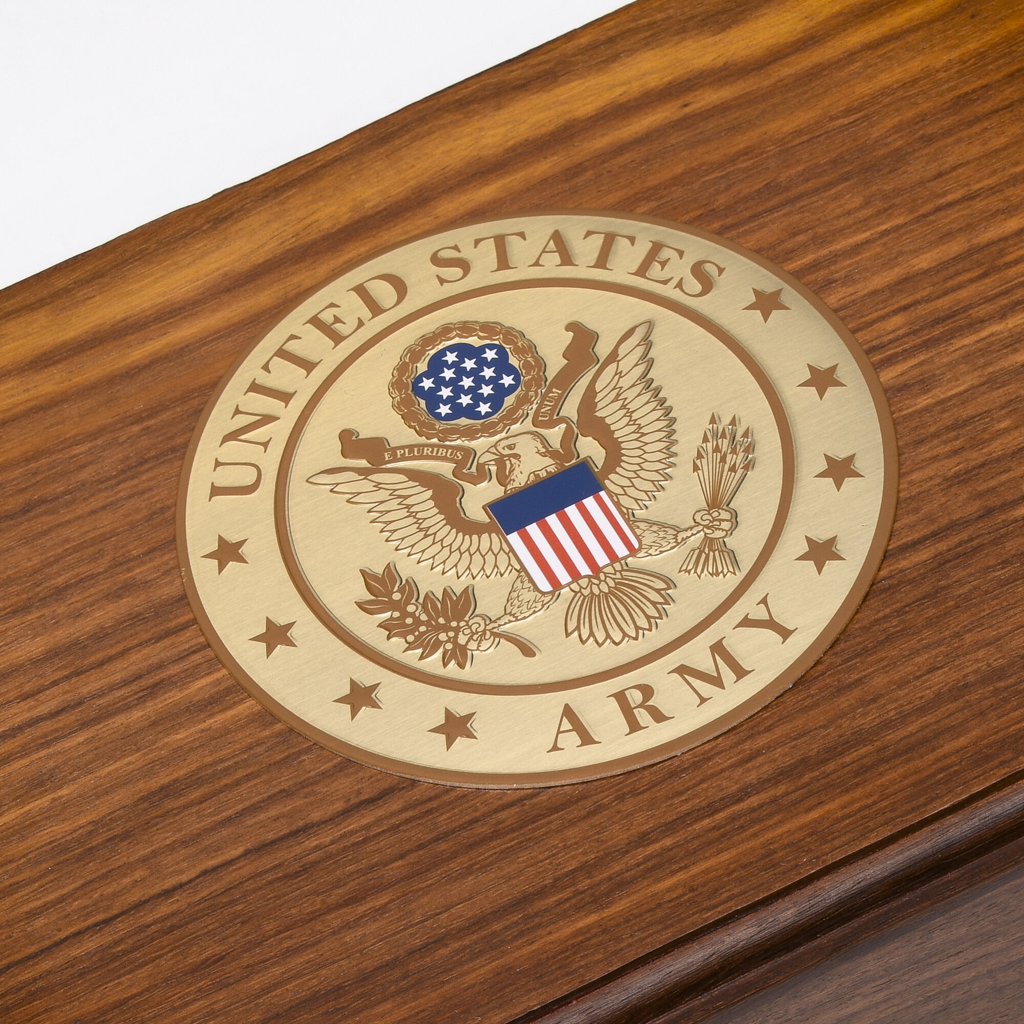 Veteran's Rest Rosewood Cremation Urn - Army image number 6