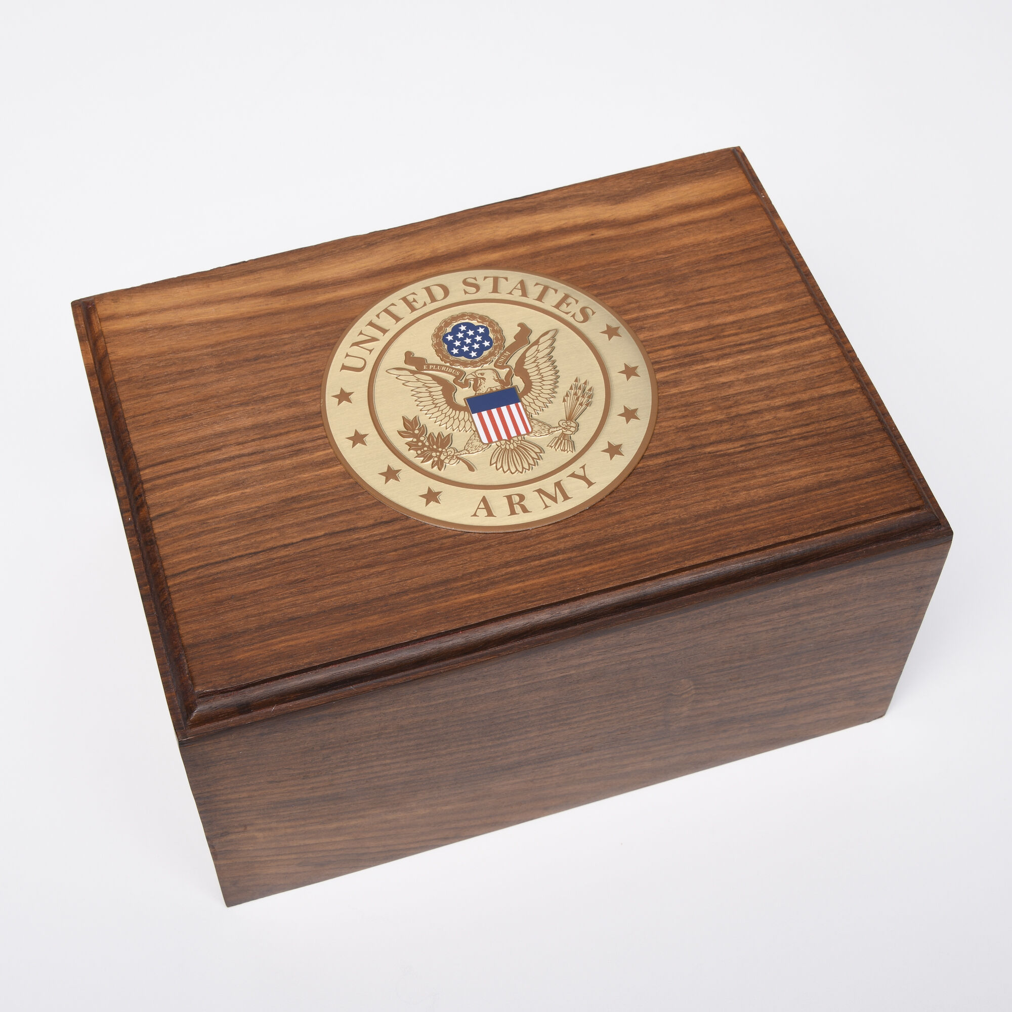 Veteran's Rest Rosewood Cremation Urn - Army image number 5