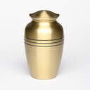 Eternal Bands Memorial Urn, Brass image number 1