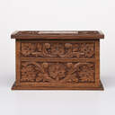 Autumn Scroll Carved Rosewood Urn image number 3