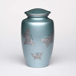 Tranquil Skies Butterfly Urn