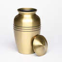 Eternal Bands Memorial Urn, Brass image number 4