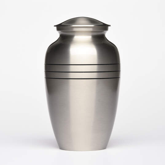 Eternal Bands Memorial Urn, Pewter image number 3