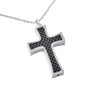 Carbon Fiber Cross Necklace  large image number 3